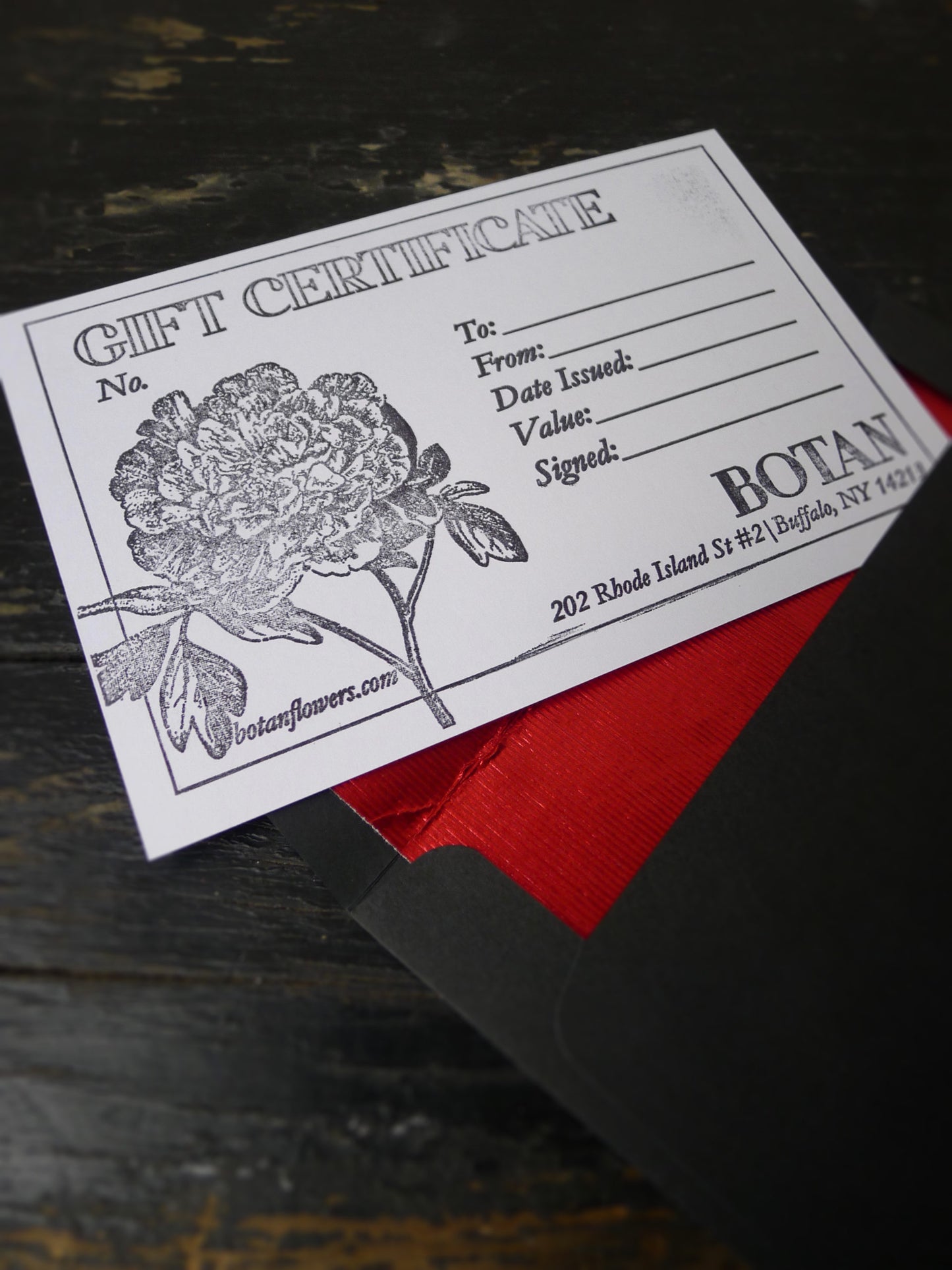 Gift Certificate