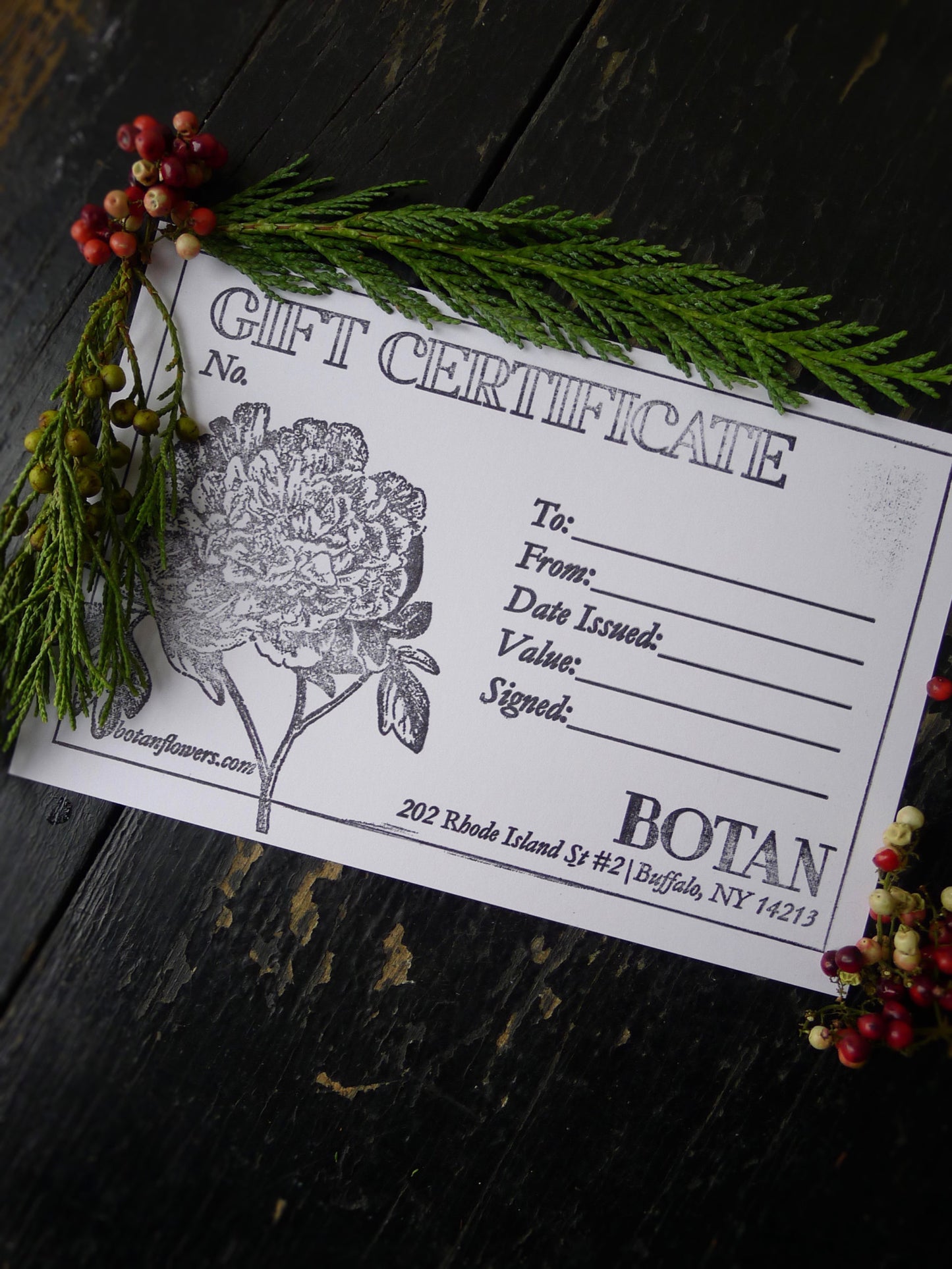 Gift Certificate