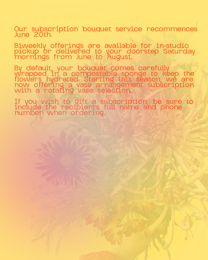 SUMMER FLOWER CLUB 2026