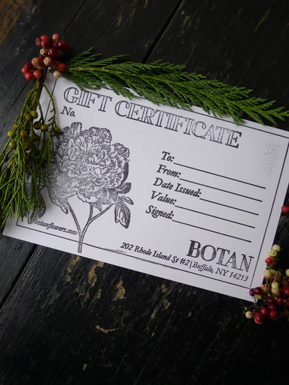 Gift Certificate