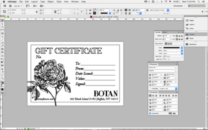 Gift Certificate