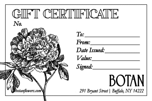 Digital Gift Certificate